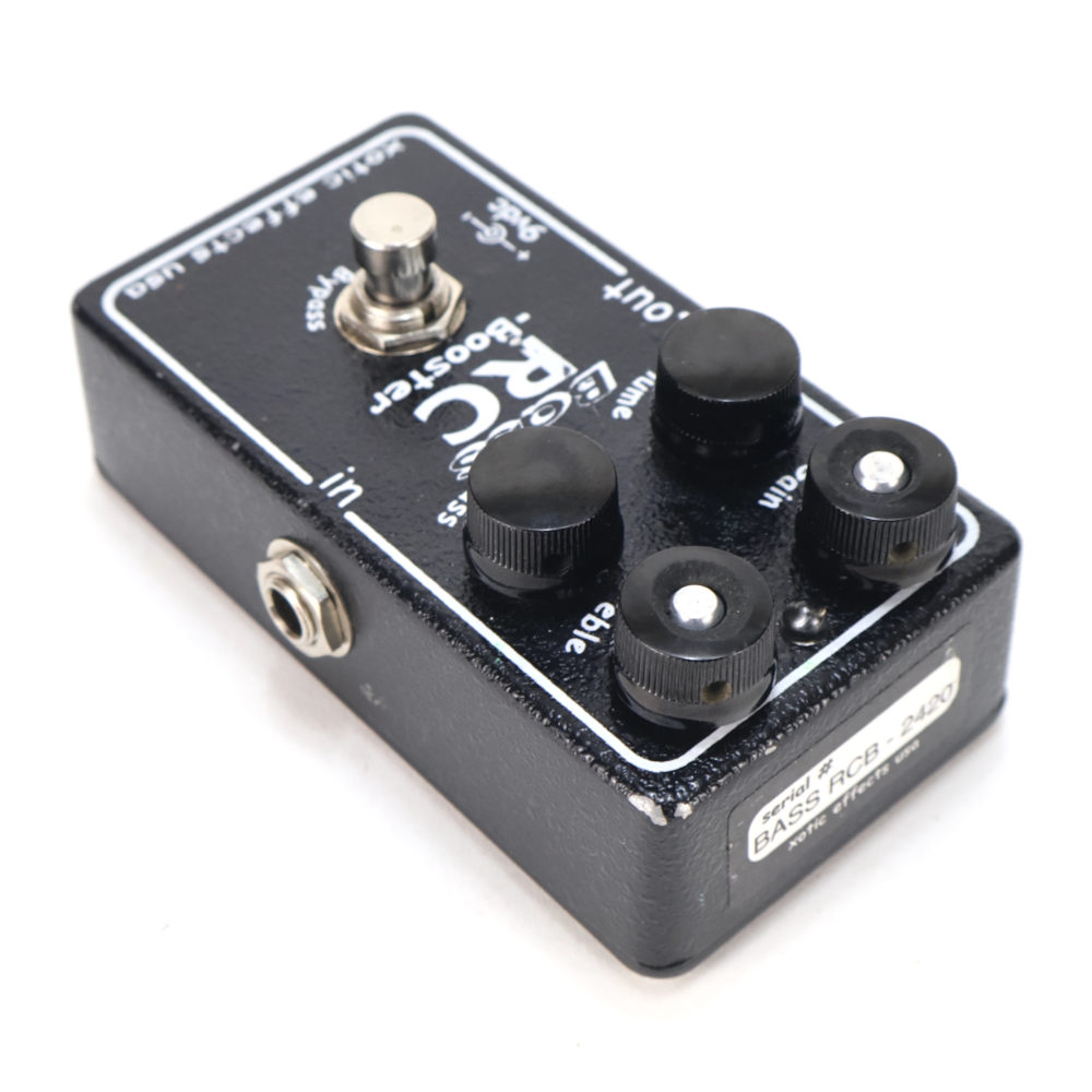 【中古】 ベース用オーバードライブ ブースター Xotic Bass RC Booster ベースRCブースター リア斜めアングル画像