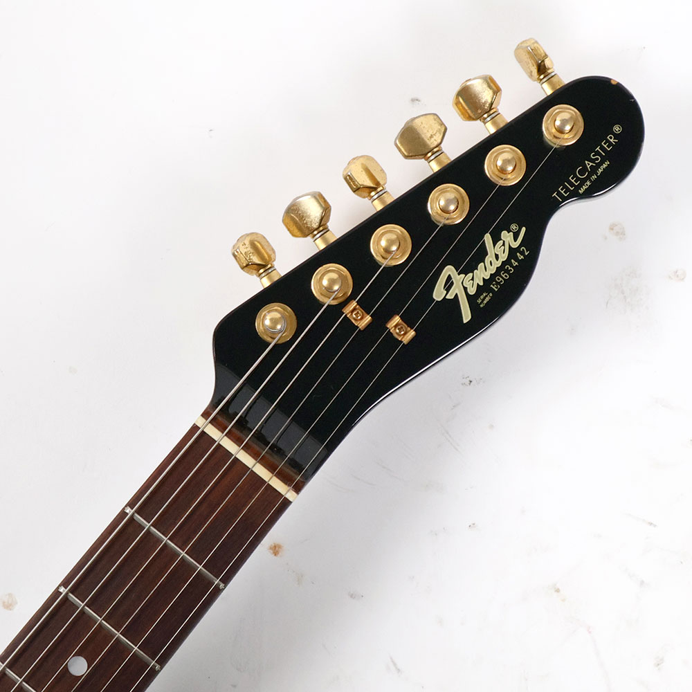 【中古】 エレキギター Fender Japan TLG80-55 BLK 1984年-1987年製 Eシリアル フェンダージャパン テレキャスター BOXERシリーズ ゴールドパーツ ヘッド