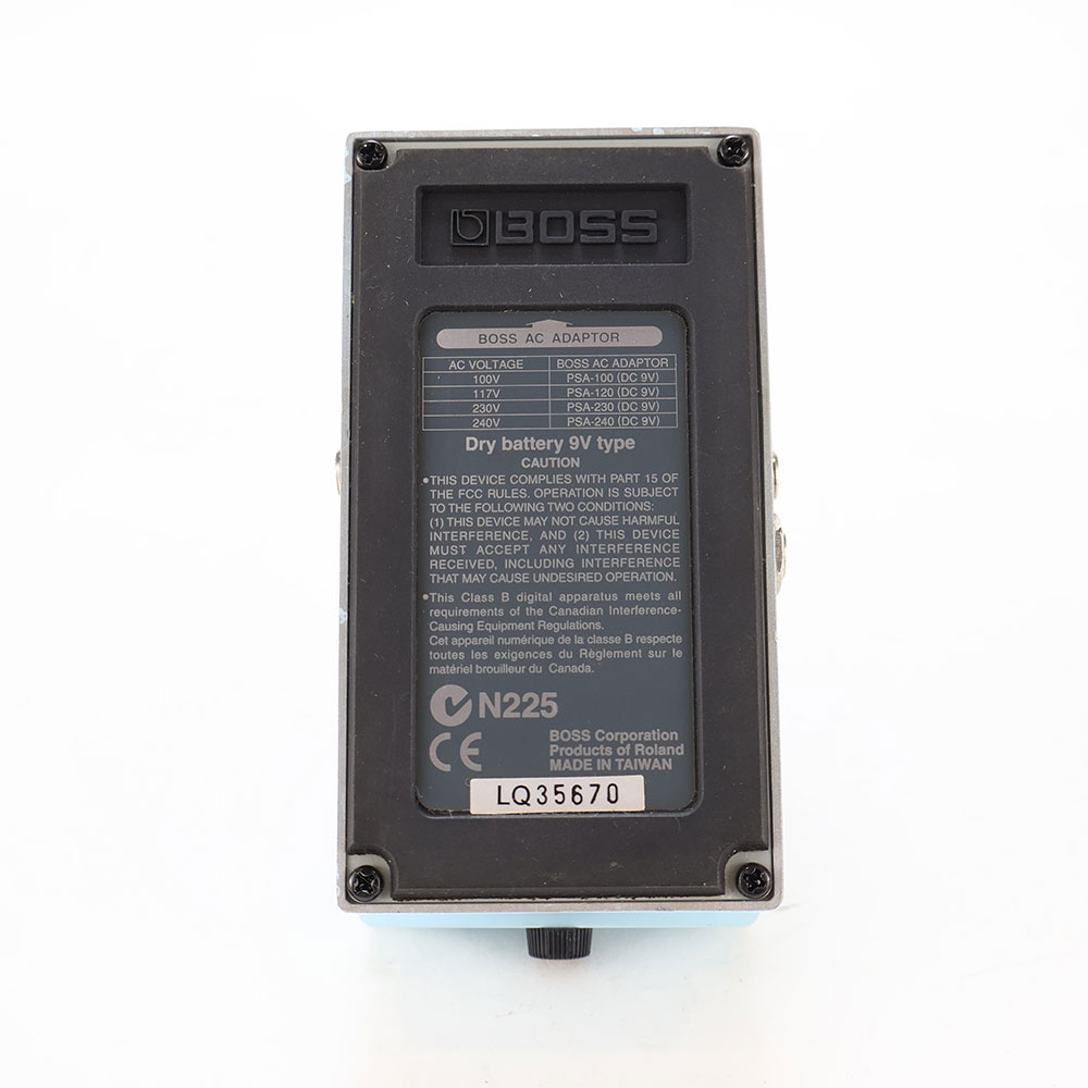 【中古】コーラスアンサンブル エフェクター BOSS CE-5 Chorus Ensemble ギターエフェクター 裏面