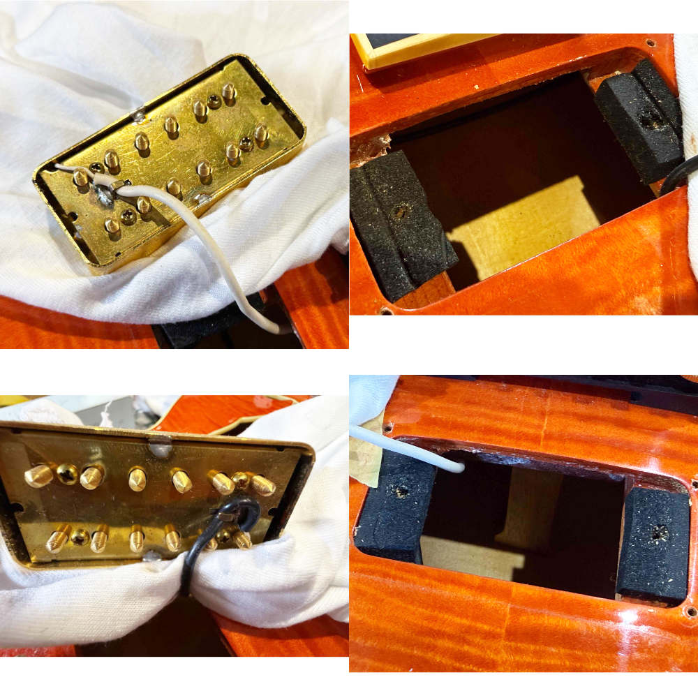 【中古】GRETSCH グレッチ 6120SSU Brian Setzer Signature 1993年製 エレキギター 内部 