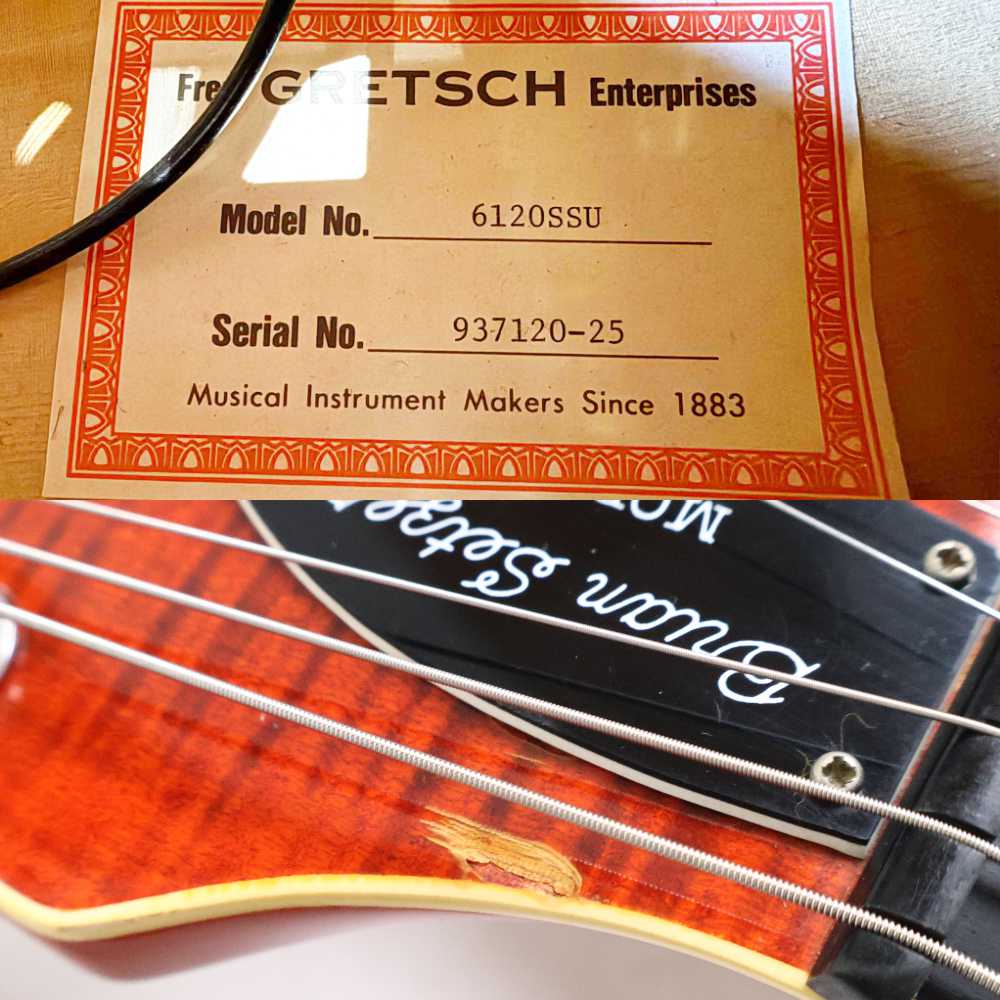 【中古】GRETSCH グレッチ 6120SSU Brian Setzer Signature 1993年製 エレキギター 傷