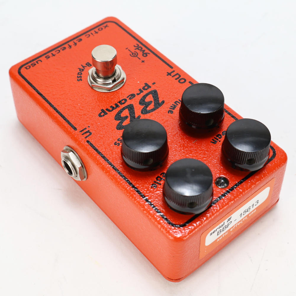 【中古】オーバードライブ ブースター エフェクター Xotic Guitars BB Preamp ギターエフェクター プリアンプ 本体画像 斜め 