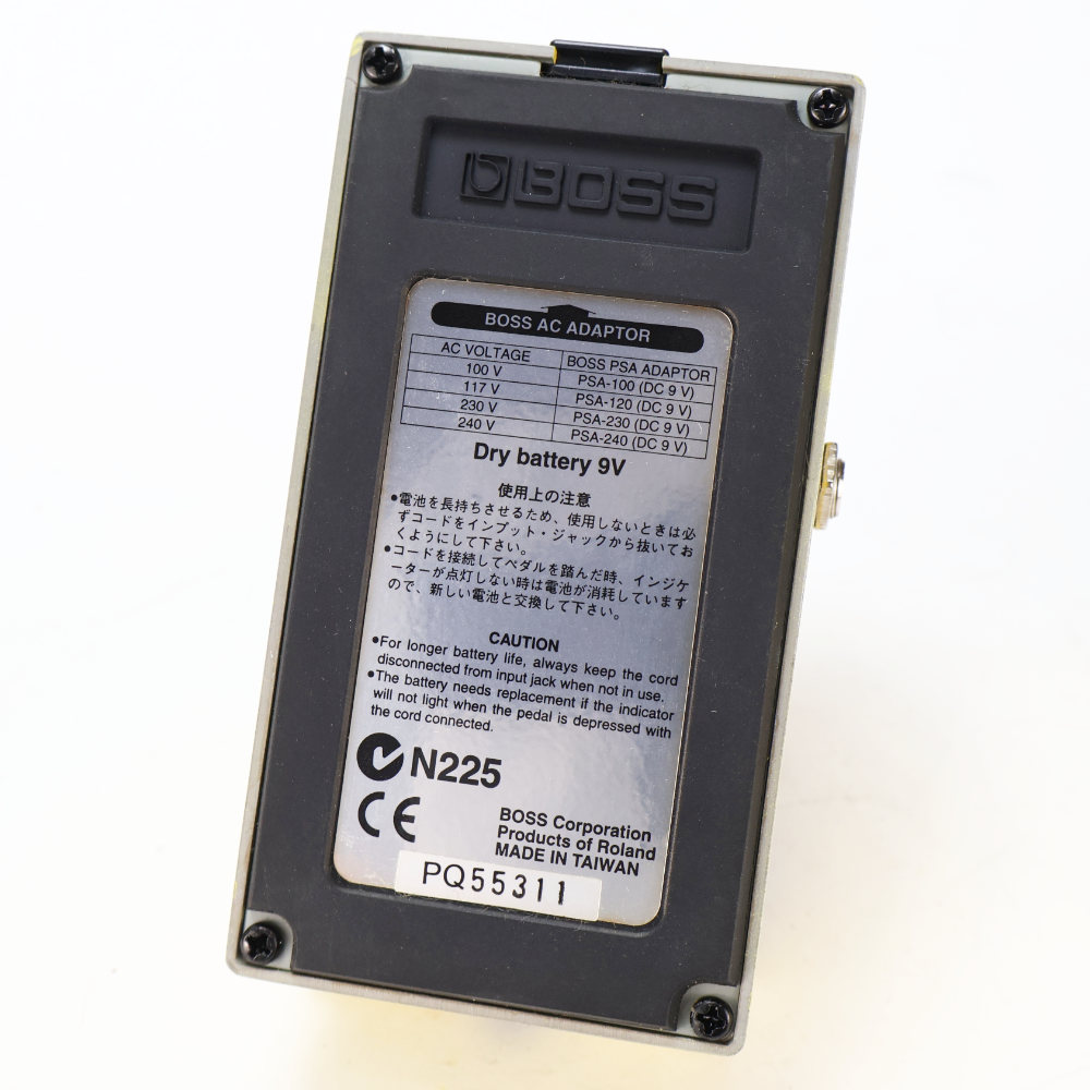 【中古】 スーパーオーバードライブ エフェクター BOSS SD-1 Super Over Drive ギターエフェクター 本体画像 裏