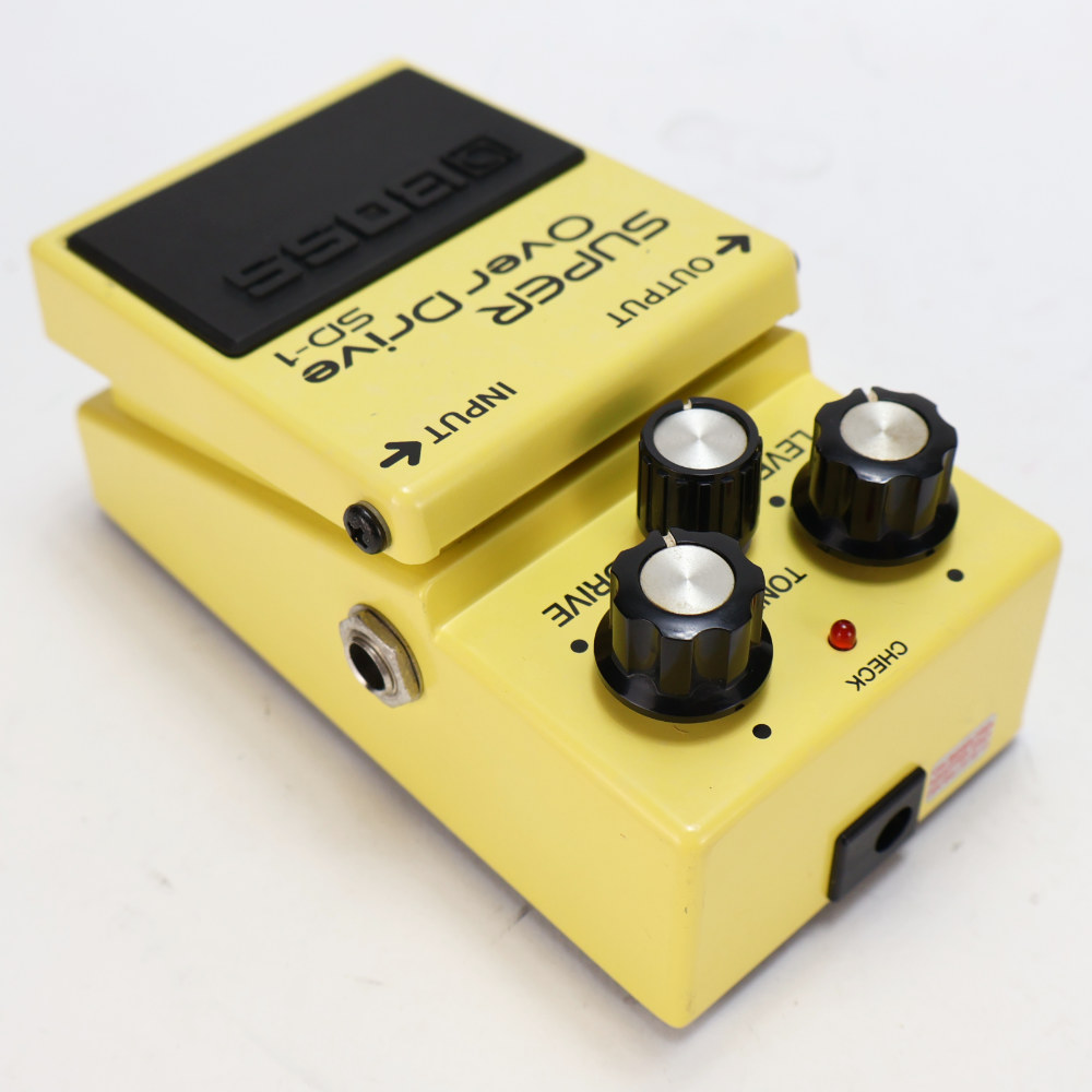 【中古】 スーパーオーバードライブ エフェクター BOSS SD-1 Super Over Drive ギターエフェクター 本体画像 斜め 2