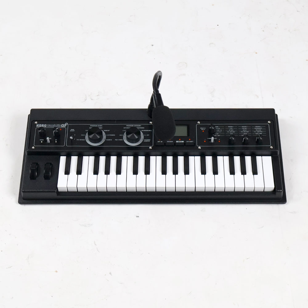 【中古】 KORG microKORG XL+ シンセサイザー ボコーダー 正面