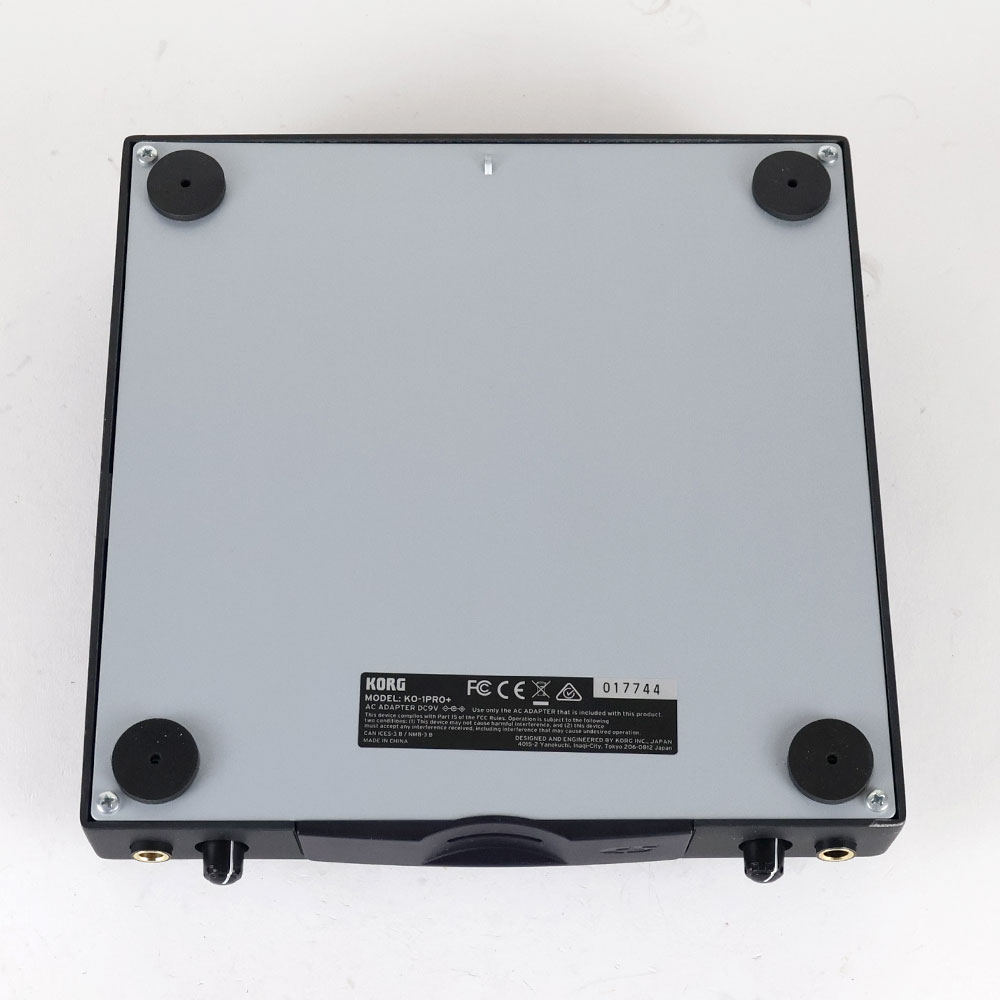 【中古】 カオシレータープロ コルグ KORG KAOSSILATOR PRO ＋ カオシレイター プロ プラス KO-1PRO+ 裏面