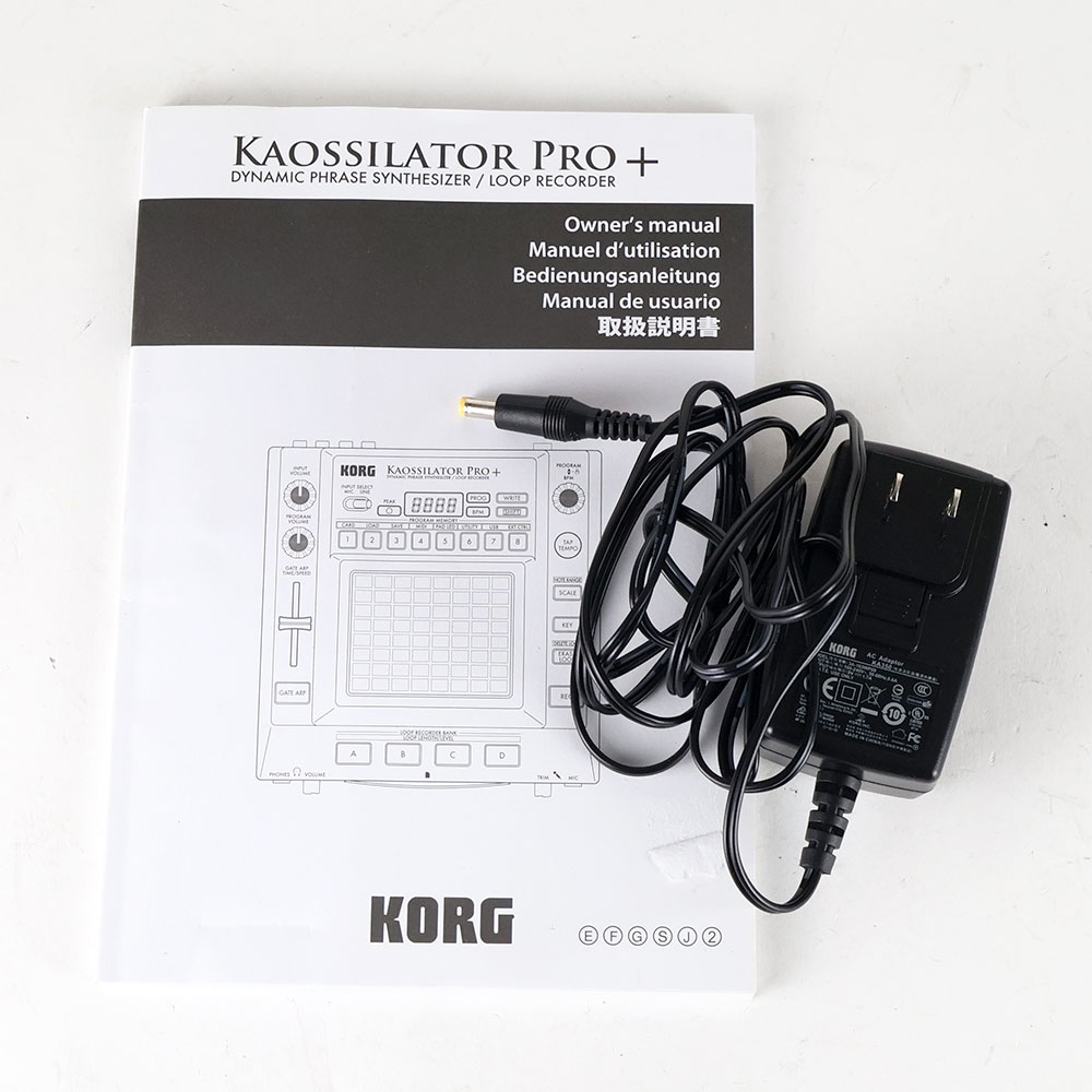 【中古】 カオシレータープロ コルグ KORG KAOSSILATOR PRO ＋ カオシレイター プロ プラス KO-1PRO+ 付属品