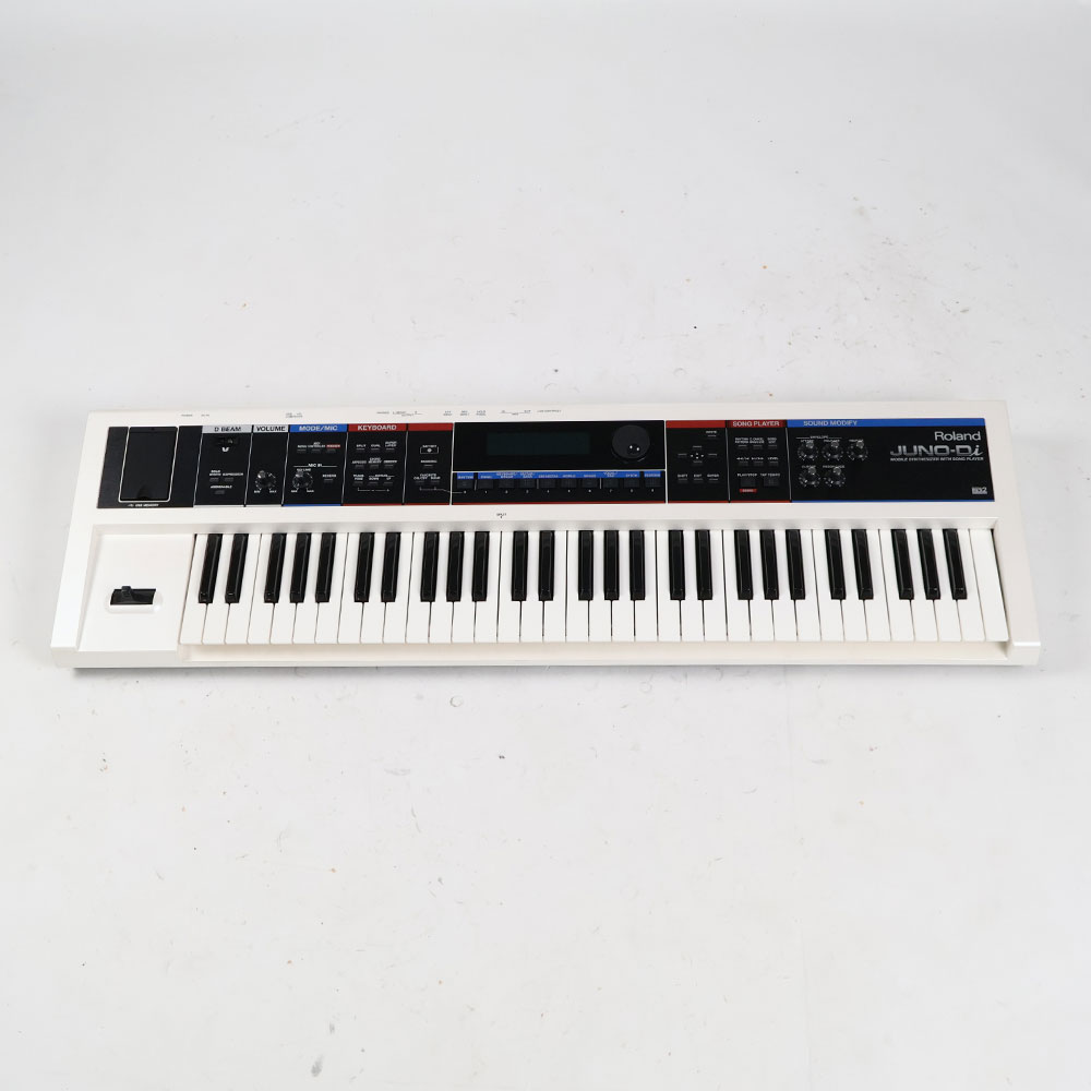 【中古】 モバイルシンセサイザー Roland JUNO-Di WH ローランド 正面
