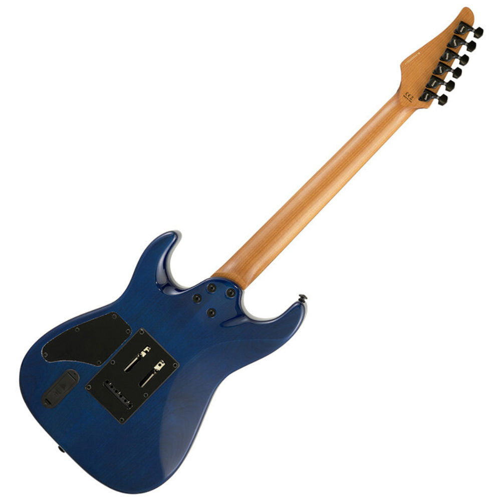 Soloking ソロキング MS-1 Custom 22HH QMT Fishman SWBL エレキギター ボディバック画像 