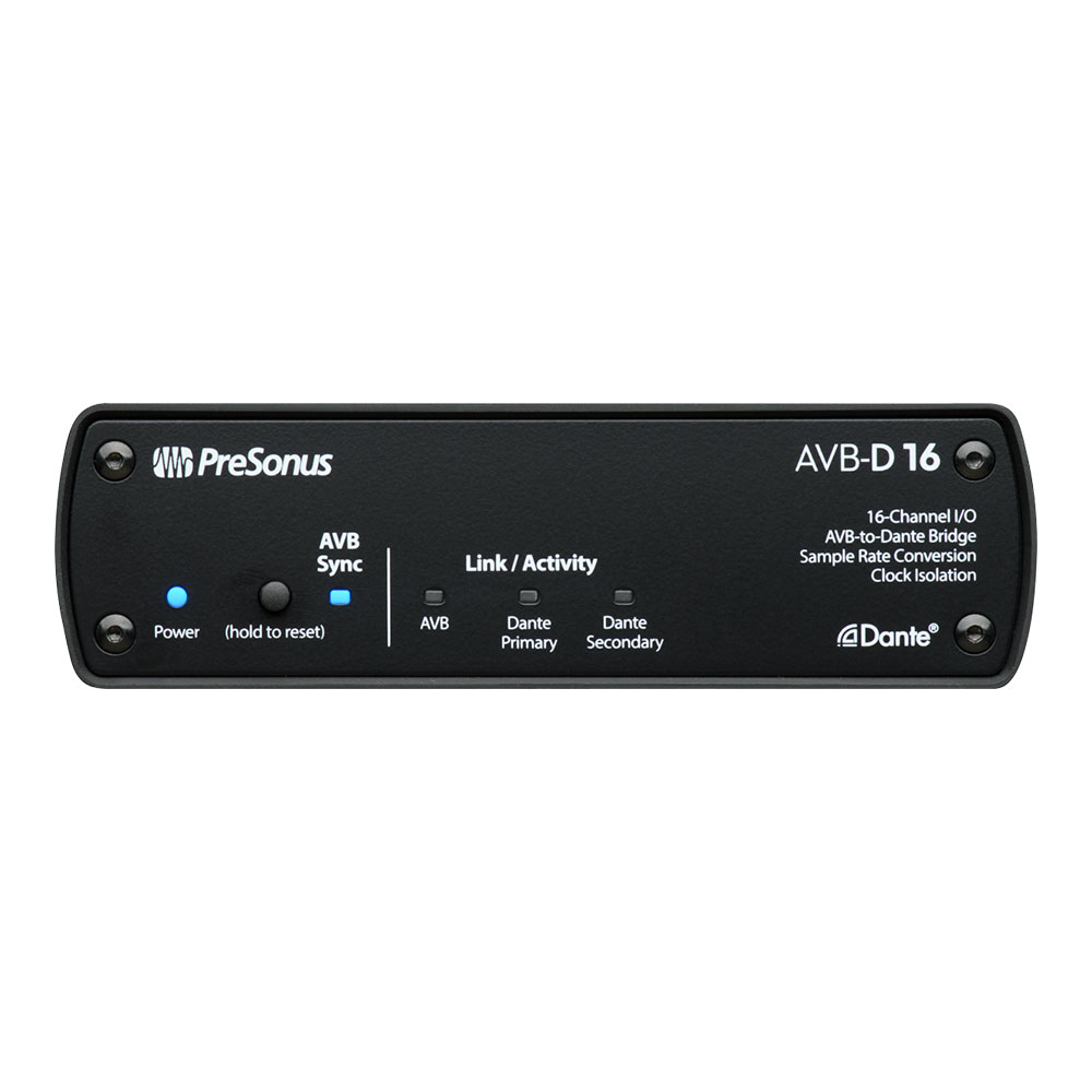 PreSonus プレソナス AVB-D16 Network Switch and Bridge AVB-Danteブリッジ