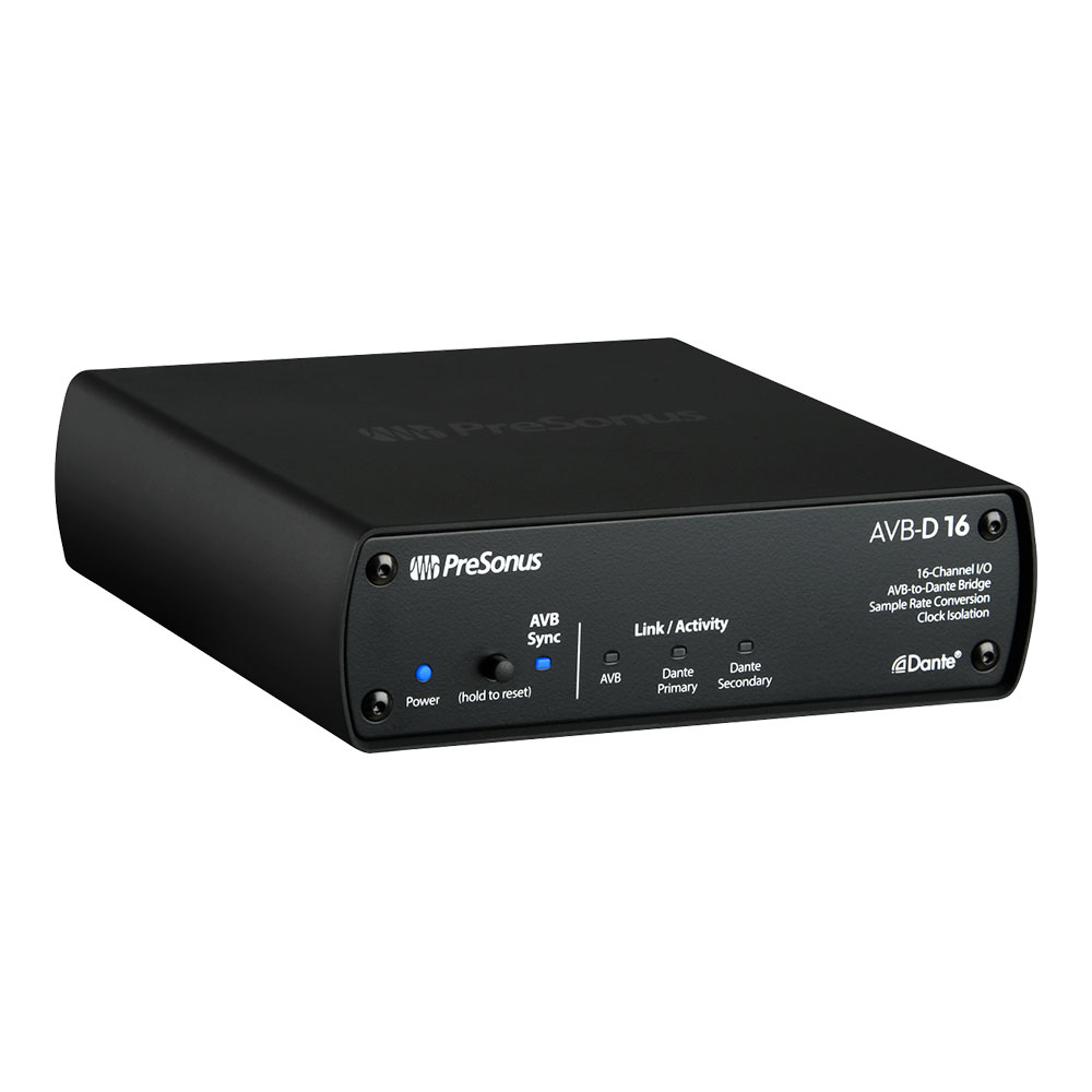 PreSonus プレソナス AVB-D16 Network Switch and Bridge AVB-Danteブリッジ 全体