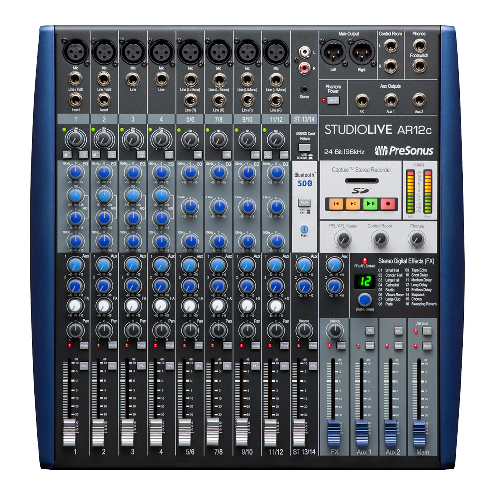 PreSonus プレソナス StudioLive AR12c Analog Mixer アナログミキサー