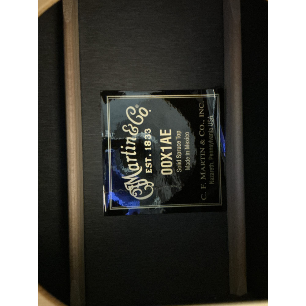 【中古】 アコースティックギター Martin OO-X1AE 2015年製 Fishman Sonitoneピックアップ搭載 00-X1AE 00X1AE ラベル