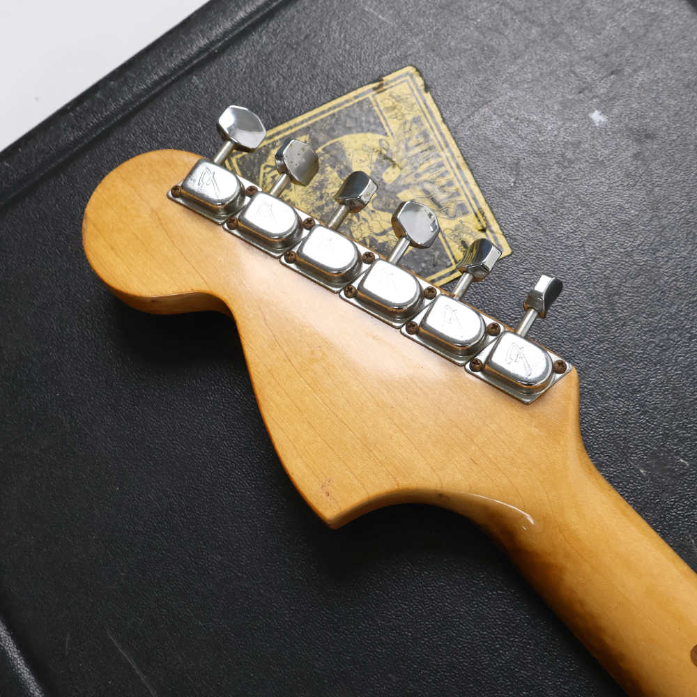 【中古】 Fender USA フェンダー Stratocaster Black 1979〜1981年製 Refinish ストラトキャスター エレキギター ヘッド裏画像
