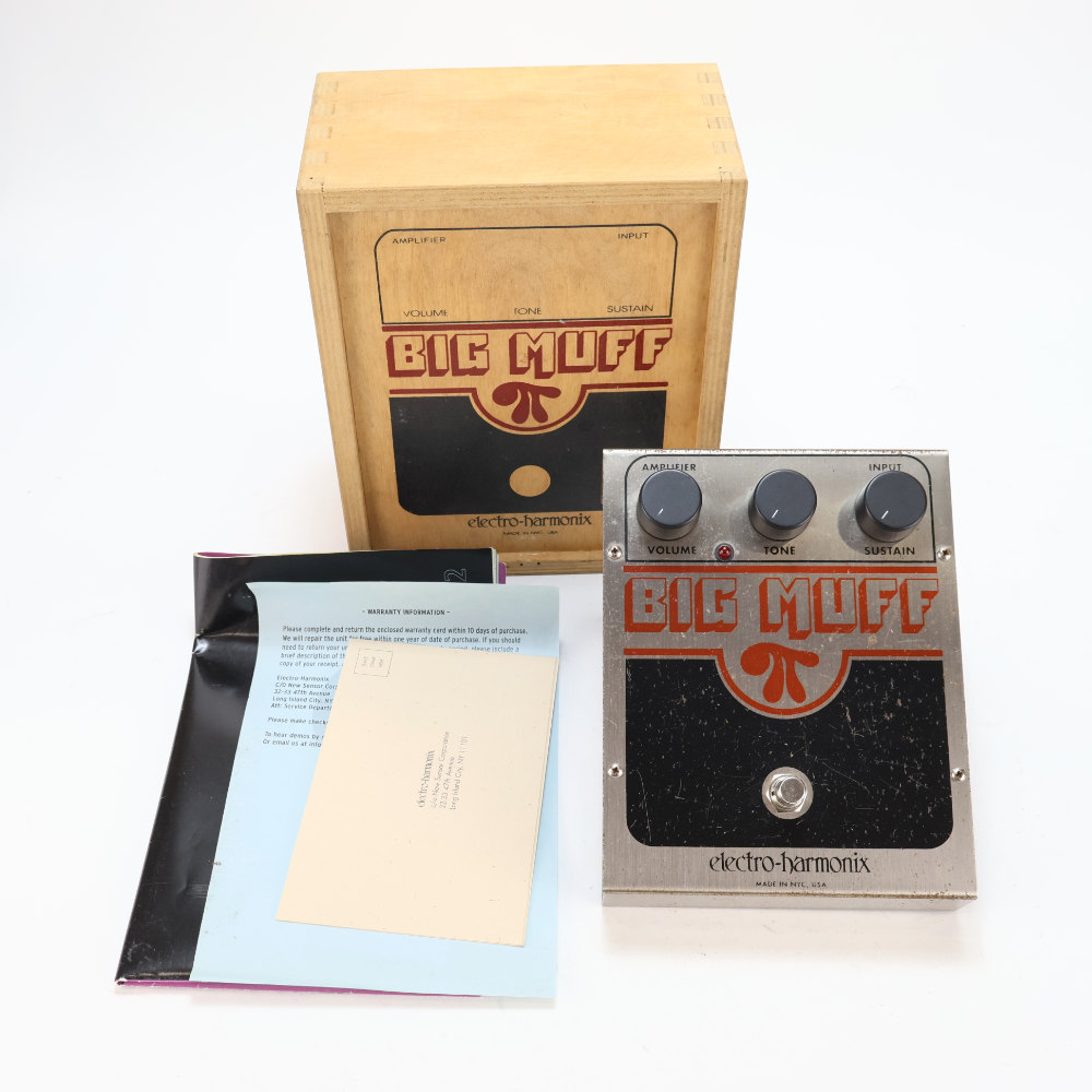 【中古】 ファズ ディストーション エフェクター ELECTRO-HARMONIX エレハモ Big Muff Pi Reissue 初期型 EC3003-A 基盤 ビッグマフ ギターエフェクター