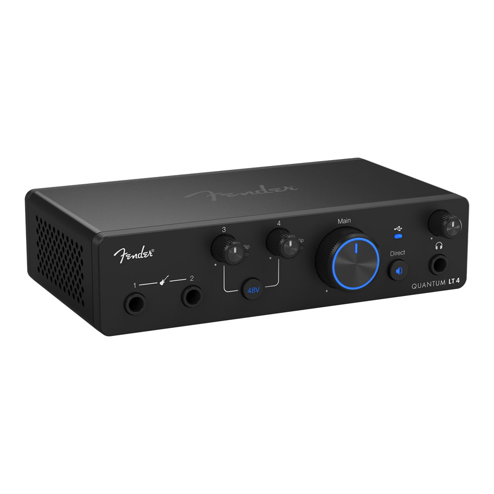Fender フェンダー Quantum LT 4 USB-C Audio Interface USB-Cオーディオインターフェイス 全体