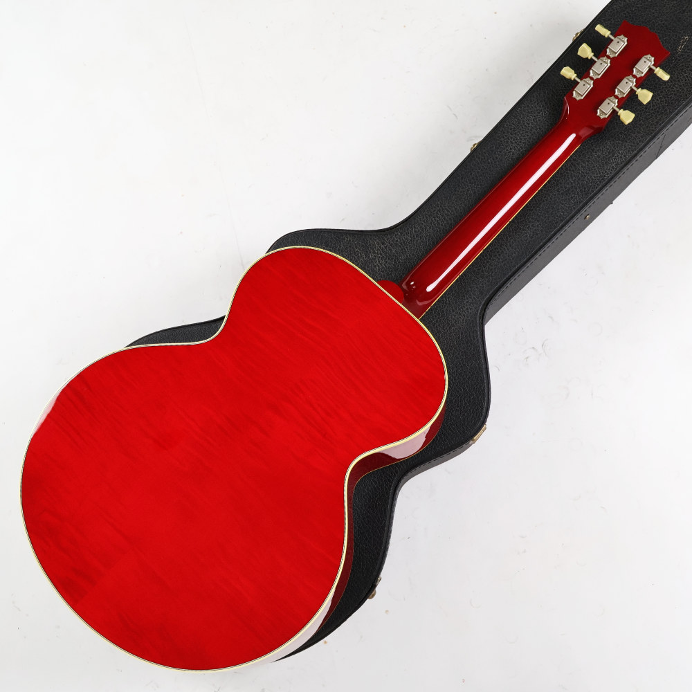 【中古】 アコースティックギター Gibson J-185 Cherry 2004年製 ギブソン J185 珍しいチェリーフィニッシュのスモールジャンボJ-185 ボディバック画像