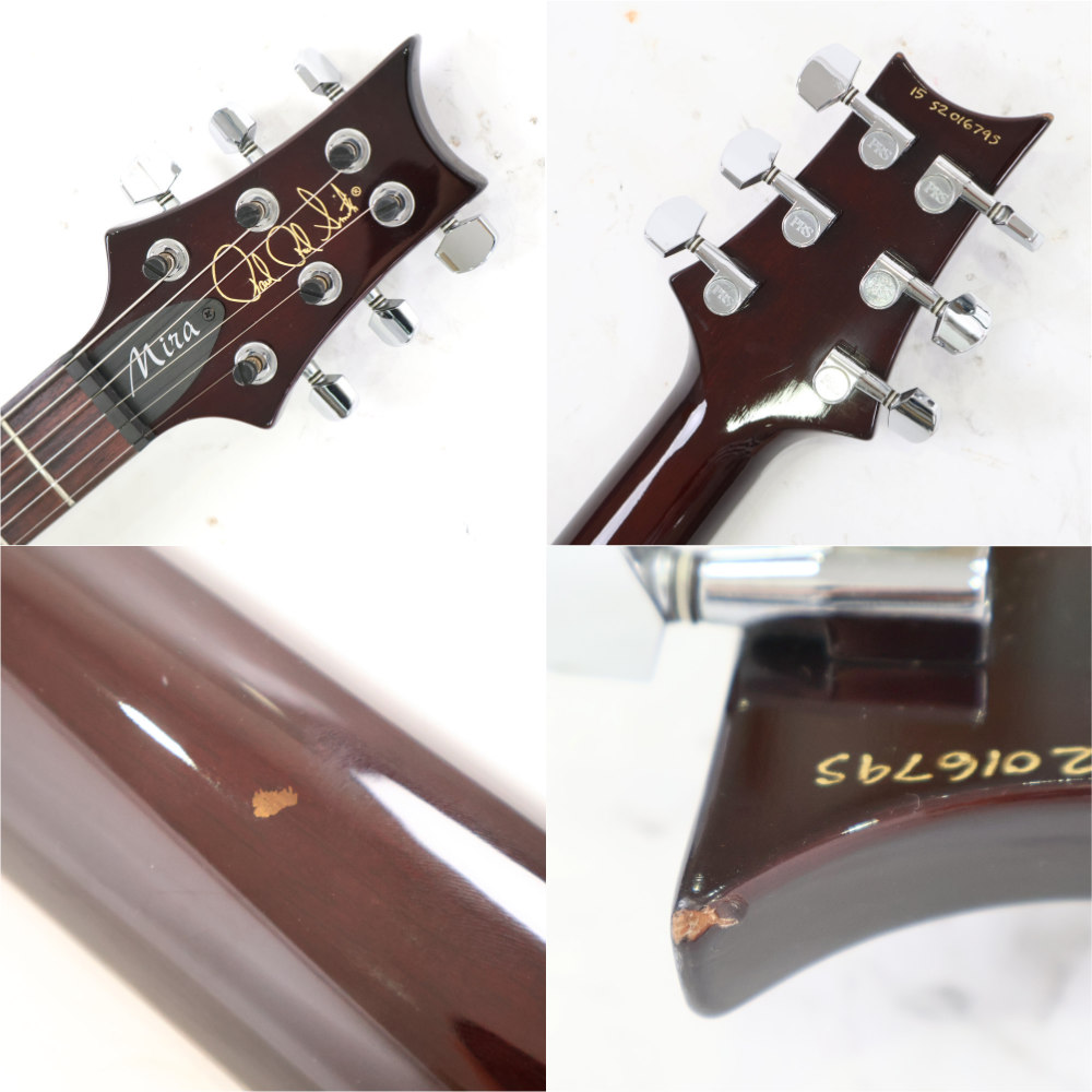 【中古】 エレキギター PRS S2 Mira Semi-Hollow Sienna 2015年製 Paul Reed Smith ポールリードスミス S2 ミラ セミホロウ 詳細画像