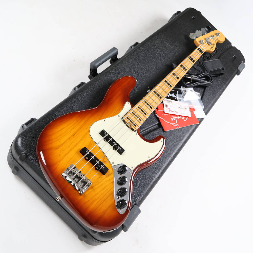 【中古】 エレキベース Fender American Elite Jazz Bass Tobacco Sunburst  2016年製 フェンダー アメリカンエリート ジャズベース