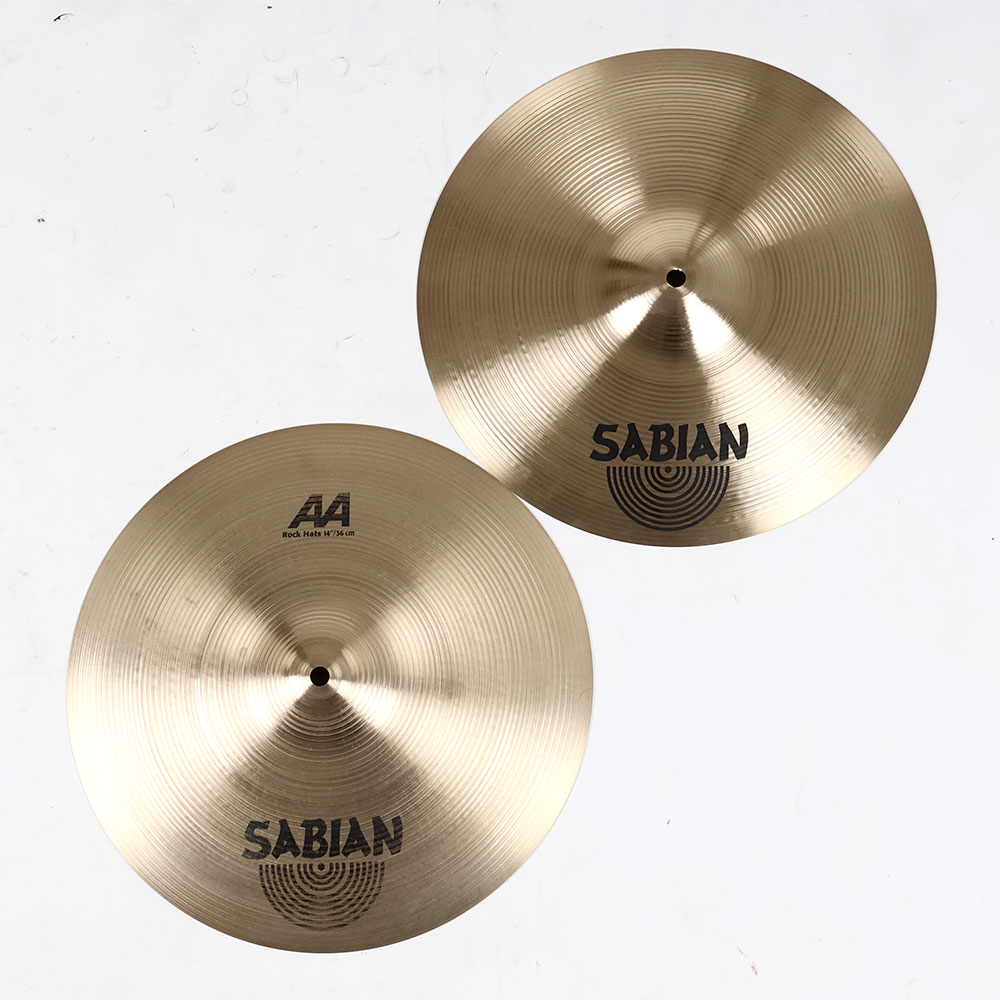 【中古】ハイハットシンバル セイビアン SABIAN AA Rock Hats Pair 14インチ ペア