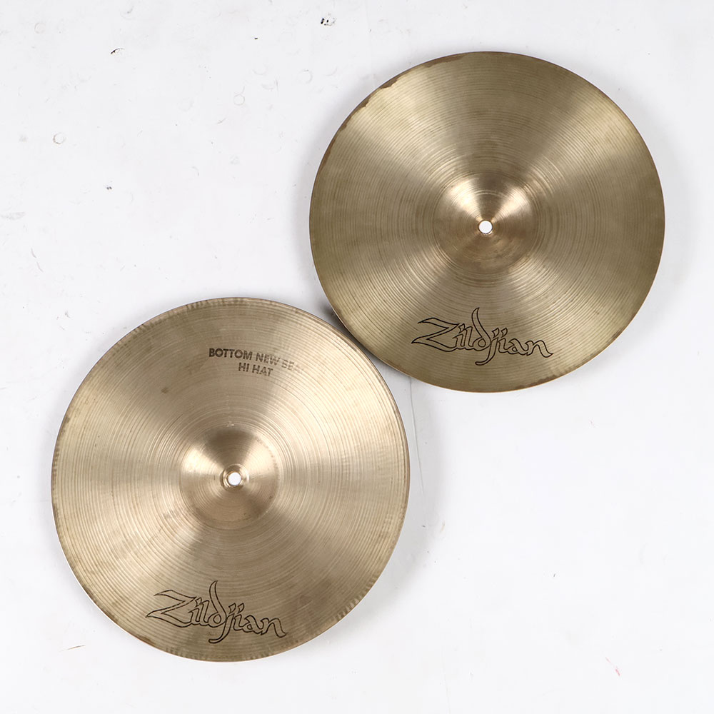 【中古】 ハイハットシンバル ペア ジルジャン ZILDJIAN A Zildjian NEW BEAT HIHAT Pair 14インチ 裏面