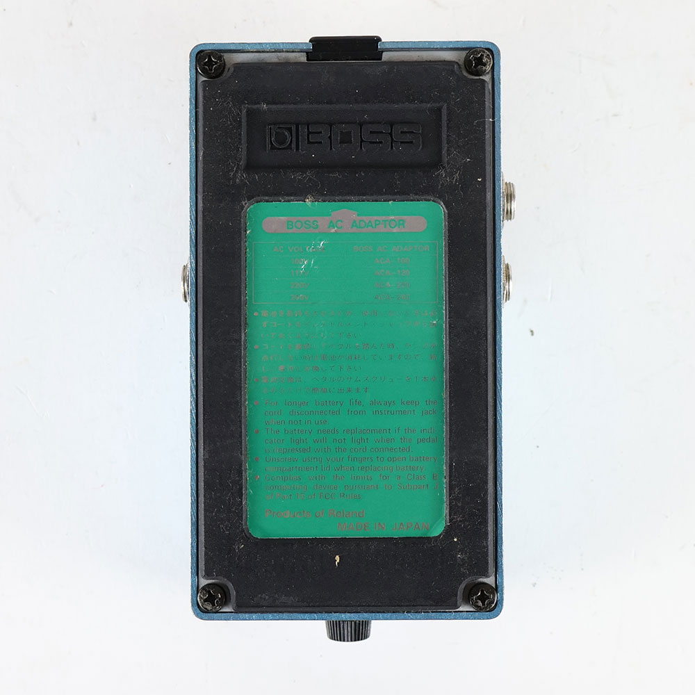 【中古】 コーラス エフェクター BOSS CE-3 Chorus Made in JAPAN ギターエフェクター 裏面