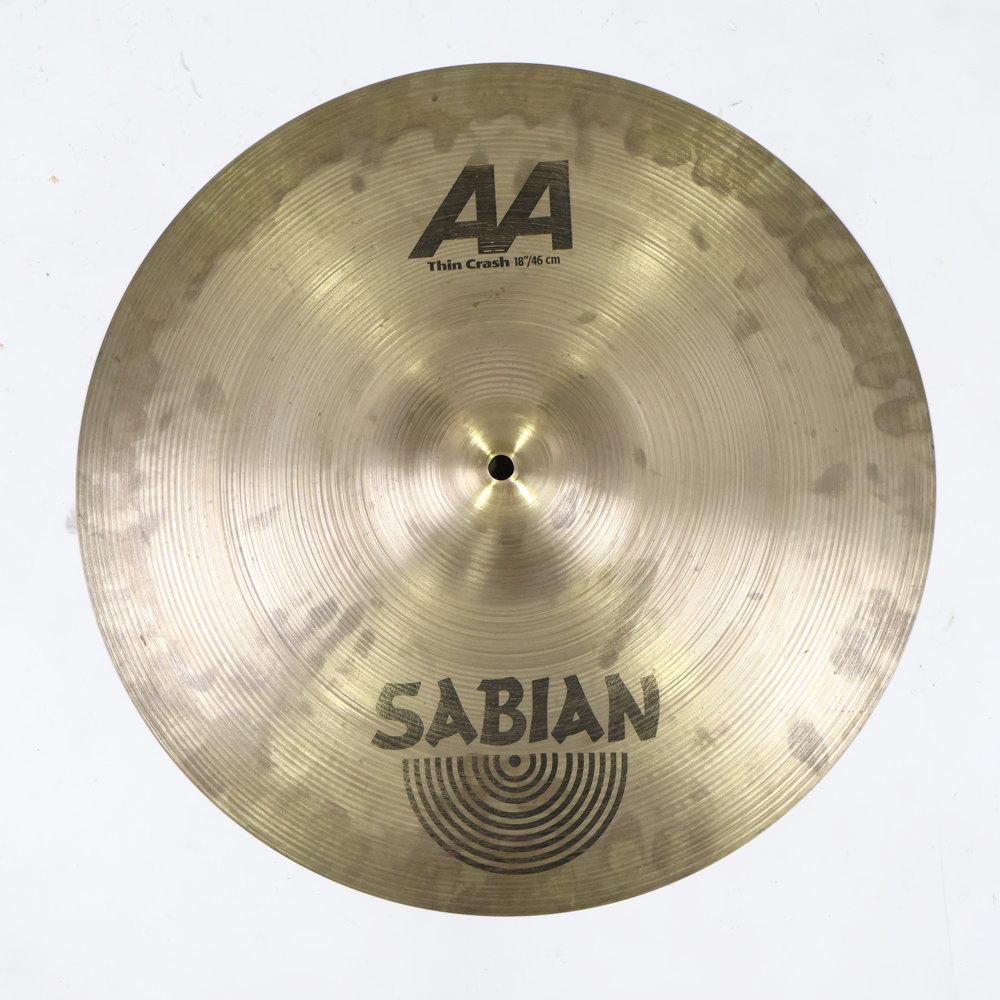 【中古】 クラッシュシンバル セイビアン SABIAN AA THIN CRASH 18インチ