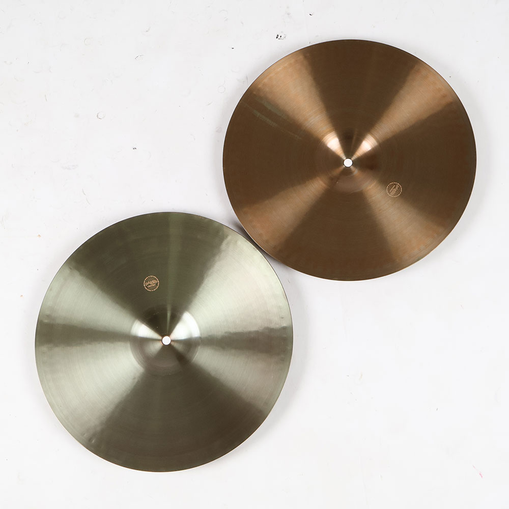 【中古】 ハイハットシンバル パイステ PAISTE GIANT BEAT Hi-Hat 15インチ ペア 裏面
