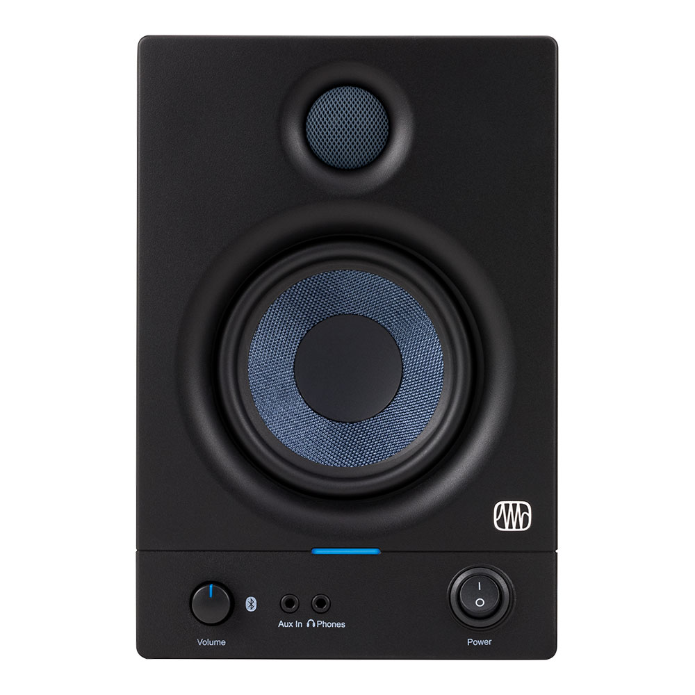 PreSonus プレソナス Eris 4.5BT Black パワードスピーカー Bluetooth対応 1ペア 正面