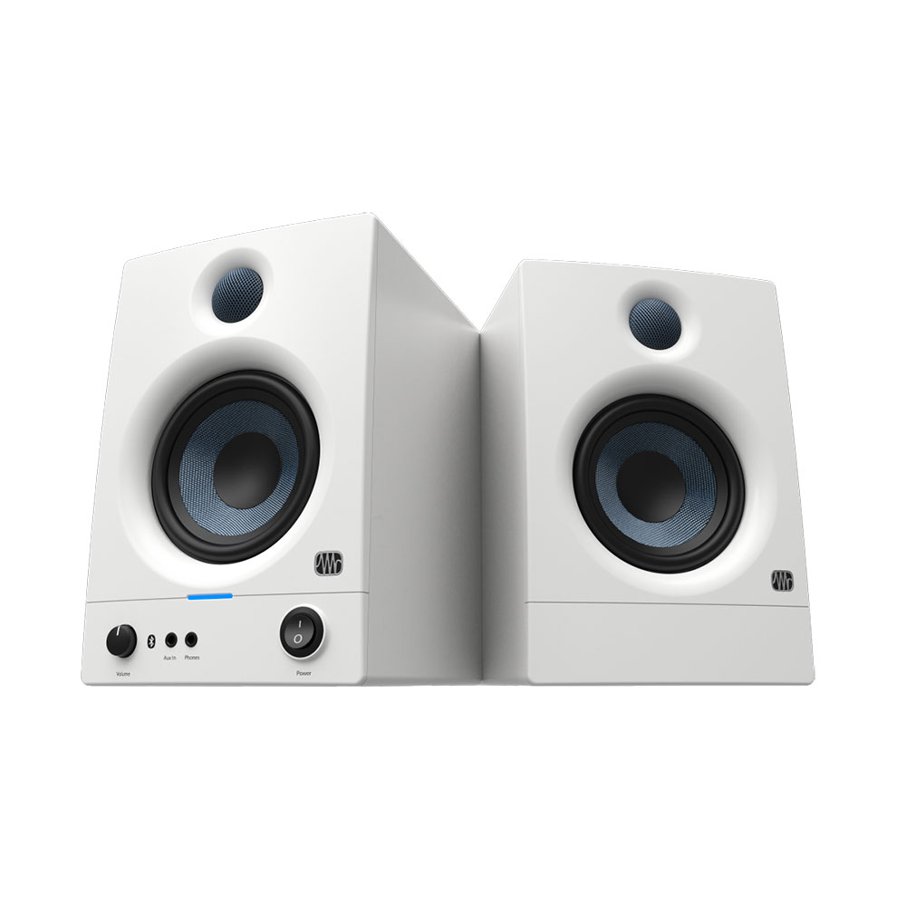 PreSonus プレソナス Eris 4.5BT White パワードスピーカー Bluetooth対応 1ペア 全体