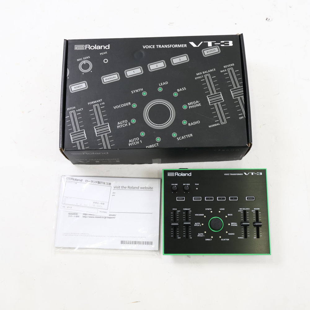 【中古】 ボーカルエフェクター ROLAND VT-3 AIRA VOICE TRANSFORMER ローランド ボイストランスフォーマー
