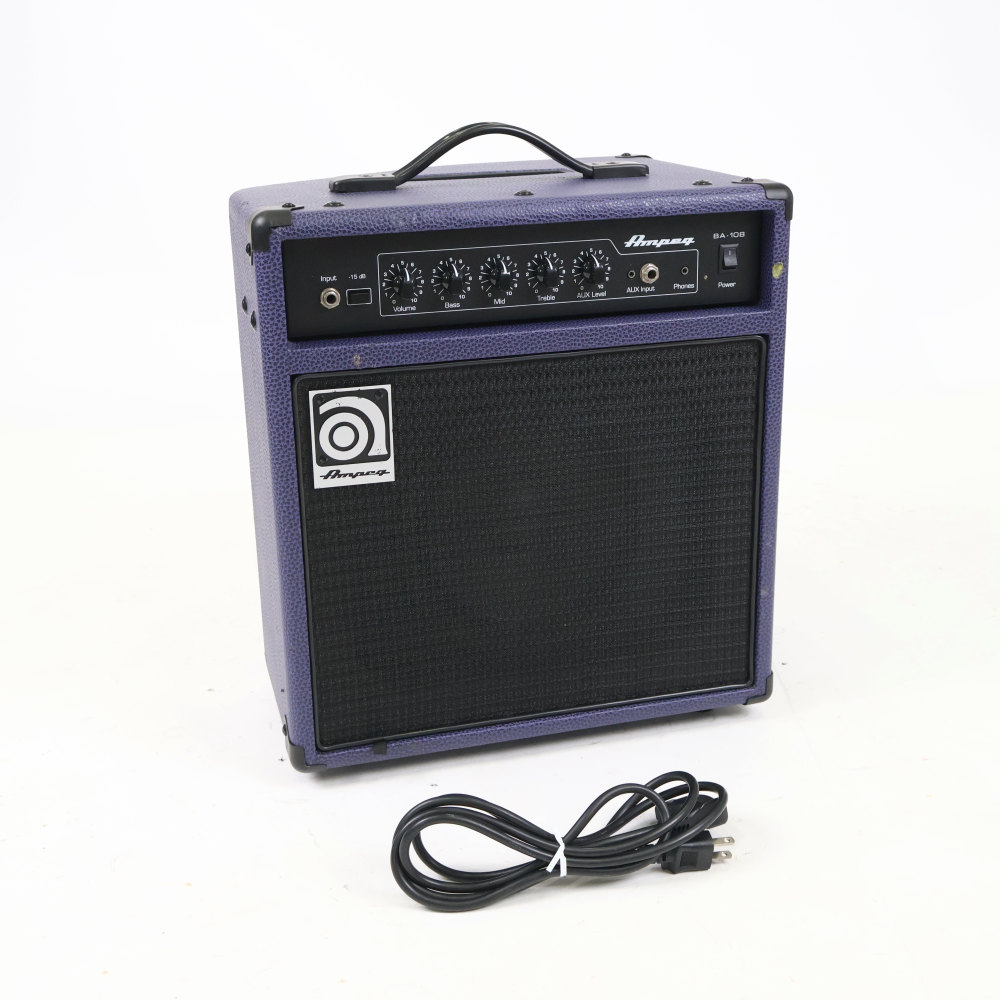 【中古】 ベースコンボアンプ アンペグ Ampeg BA-108 v2 Purple 20W出力 小型ベースコンボアンプ