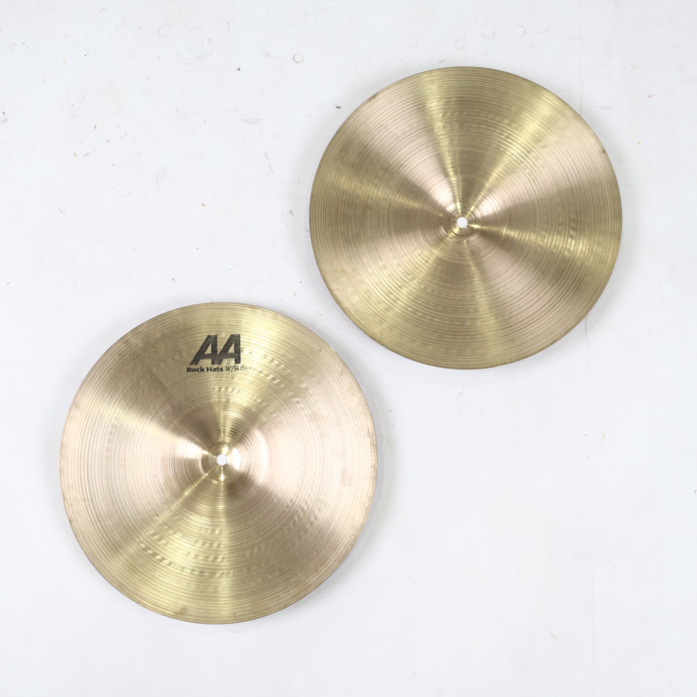 【中古】ハイハットシンバル セイビアン SABIAN AA Rock Hats Pair 14インチ ペア 裏面