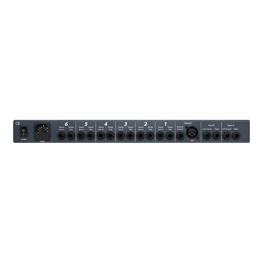 PreSonus プレソナス HP60 6-Channel Headphone Mixing System ヘッドホンアンプ 背面