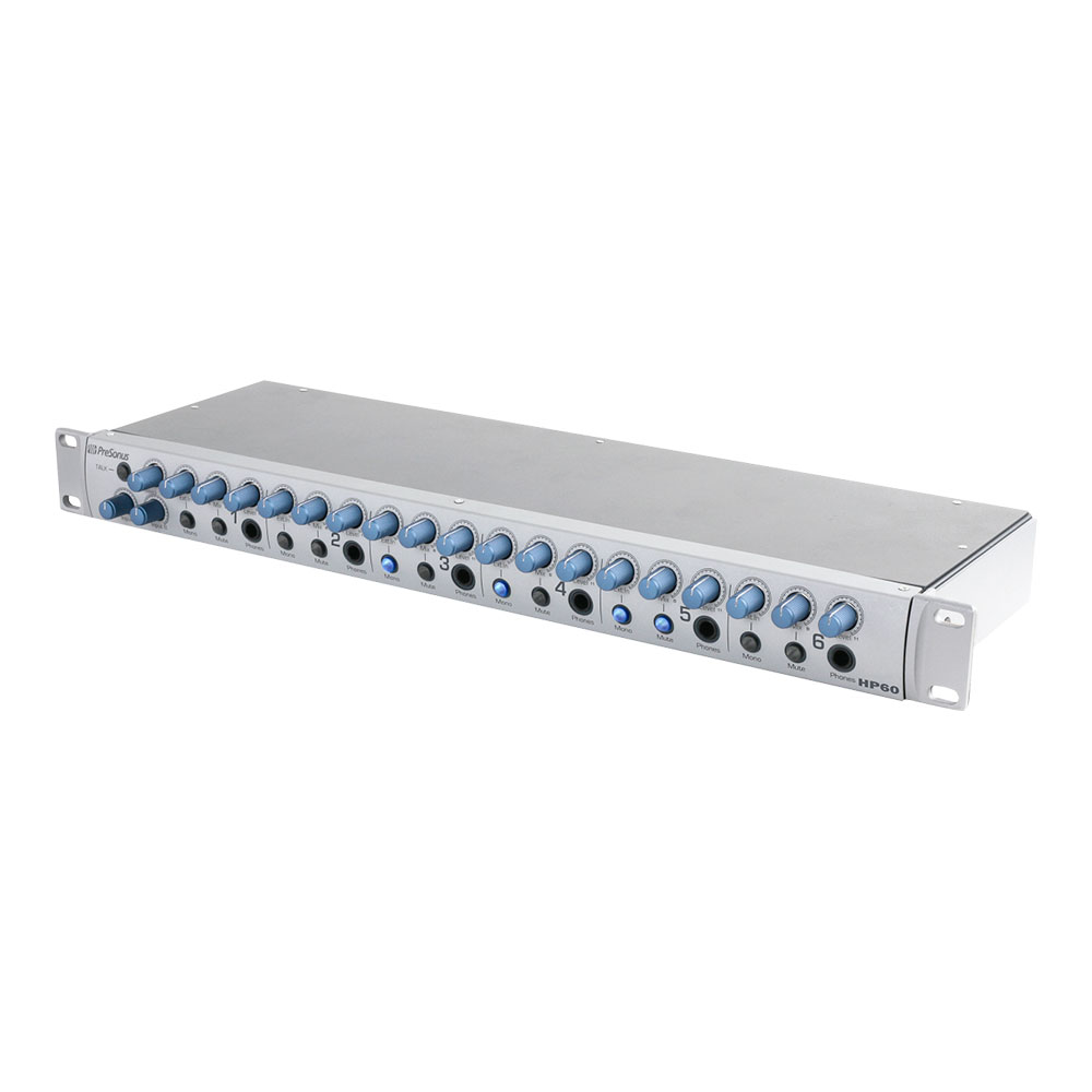 PreSonus プレソナス HP60 6-Channel Headphone Mixing System ヘッドホンアンプ 全体