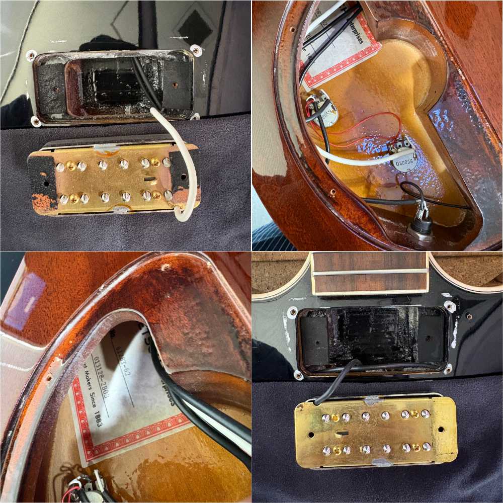 【中古】 GRETSCH グレッチ 6128T-62 Duo Jet w/Bigsby Black 2001年製 デュオジェット 日本製 FilterTronピックアップ搭載 詳細画像