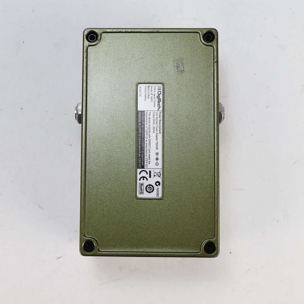 【中古】 オーバードライブ DIGITECH HardWire CM-2 Tube Overdrive 裏面