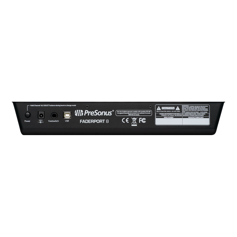 PreSonus プレソナス  FaderPort 8 DAW Controller DAWコントローラー 背面
