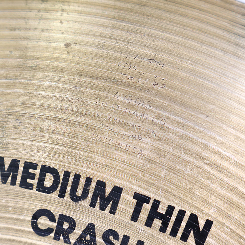【中古】 クラッシュシンバル ジルジャン ZILDJIAN A Zildjian MEDIUM THIN CRASH 16インチ 刻印