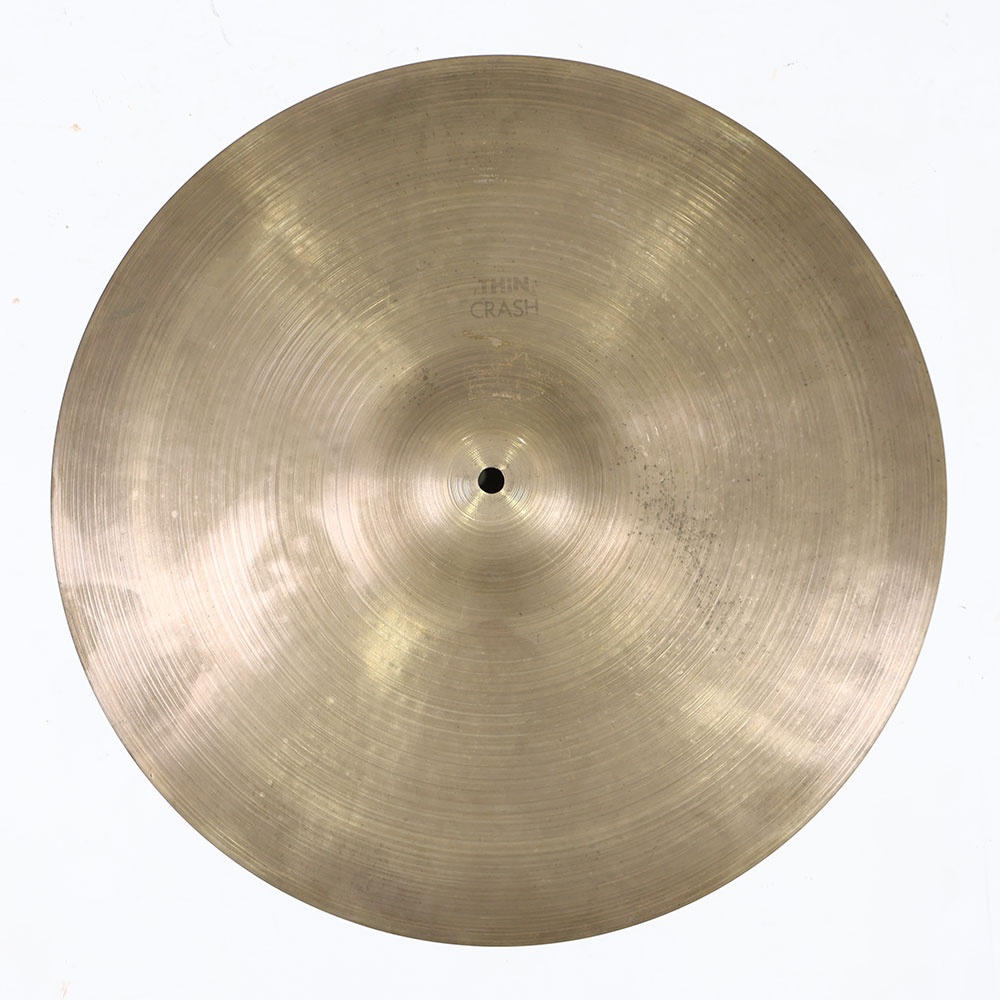 【中古】 クラッシュシンバル ジルジャン ZILDJIAN A Zildjian THIN CRASH 18インチ 70s〜80s ビンテージシンバル