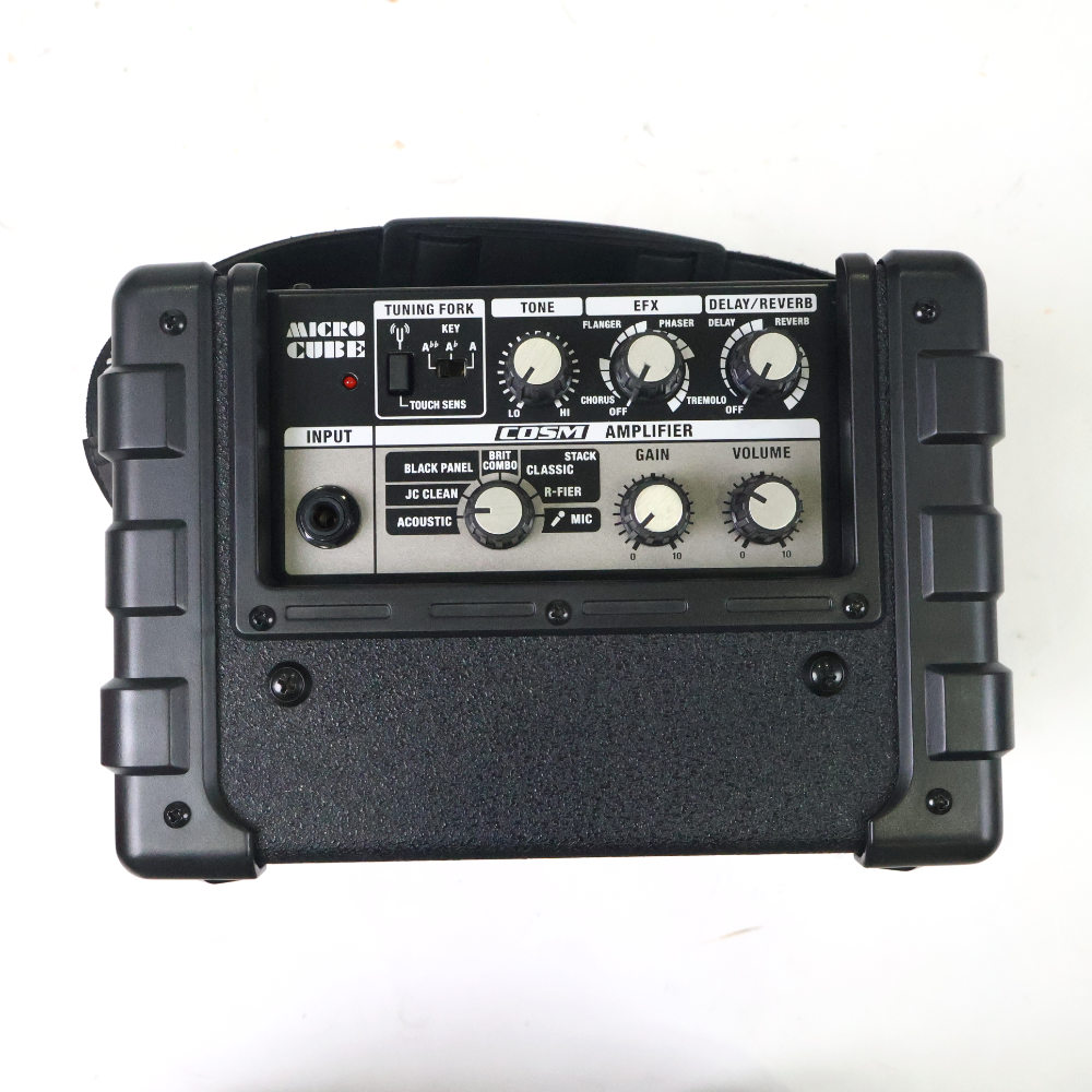 【中古】 ギターアンプ Roland ローランド MICRO CUBE BLACK カバー付き コンボアンプ 詳細画像