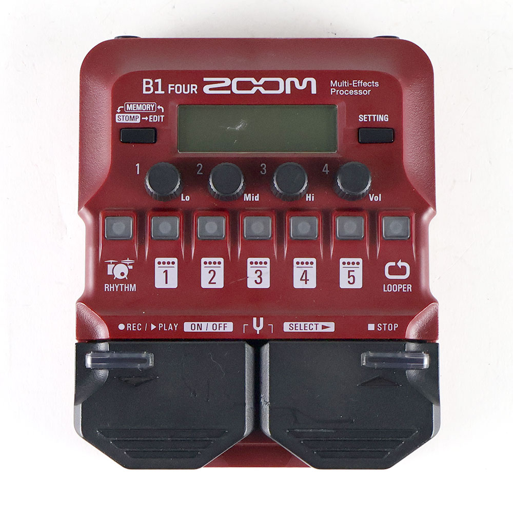 【中古】 ベースマルチエフェクター ZOOM B1 FOUR