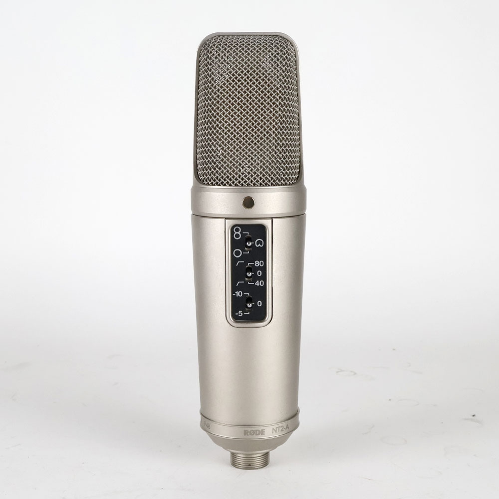 【中古】 マイク コンデンサーマイク RODE ロード NT2-A マイクロフォン 正面