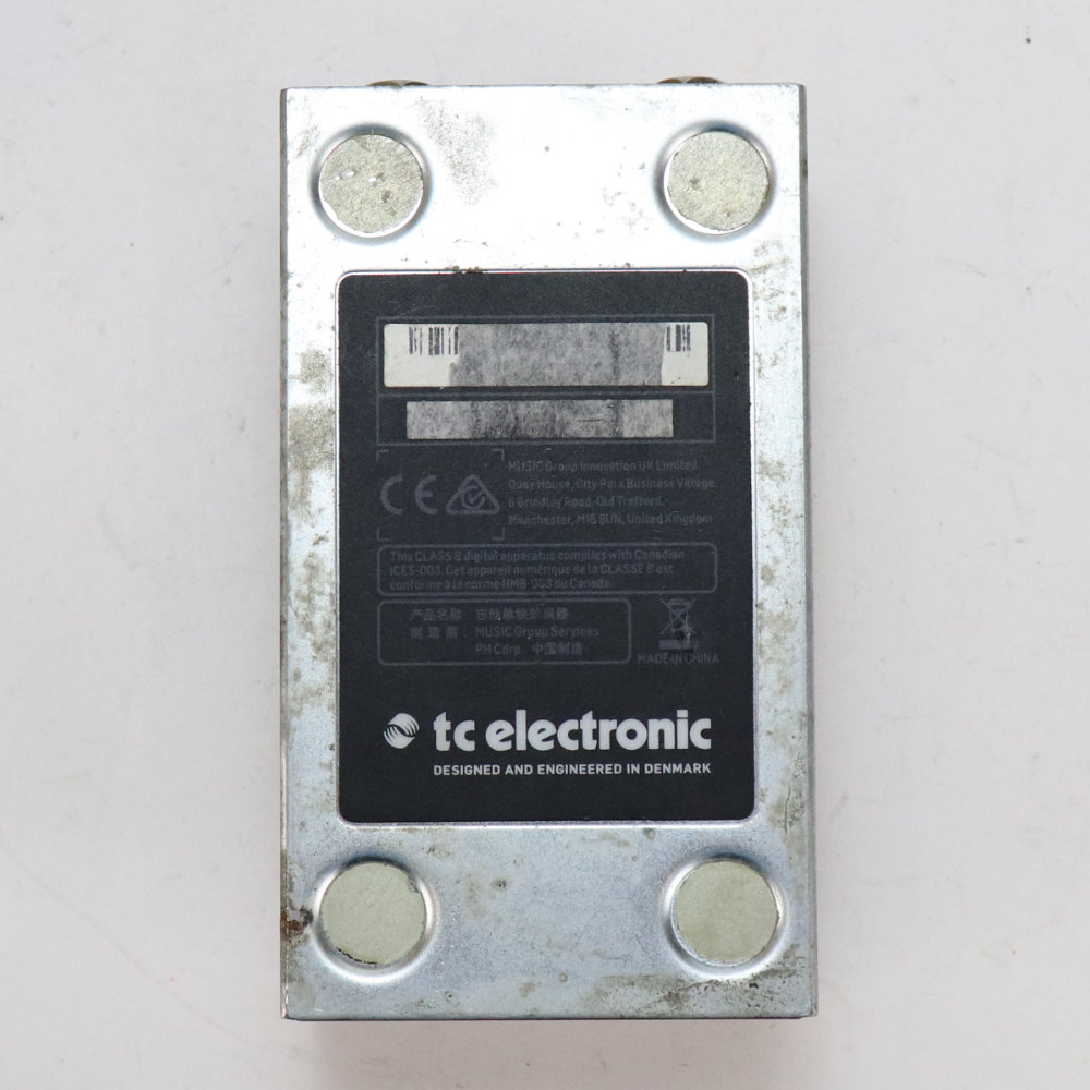 【中古】ファズ tc electronic TCエレクトロニック Rusty Fuzz ファズ エフェクター ラスティーファズ 底面