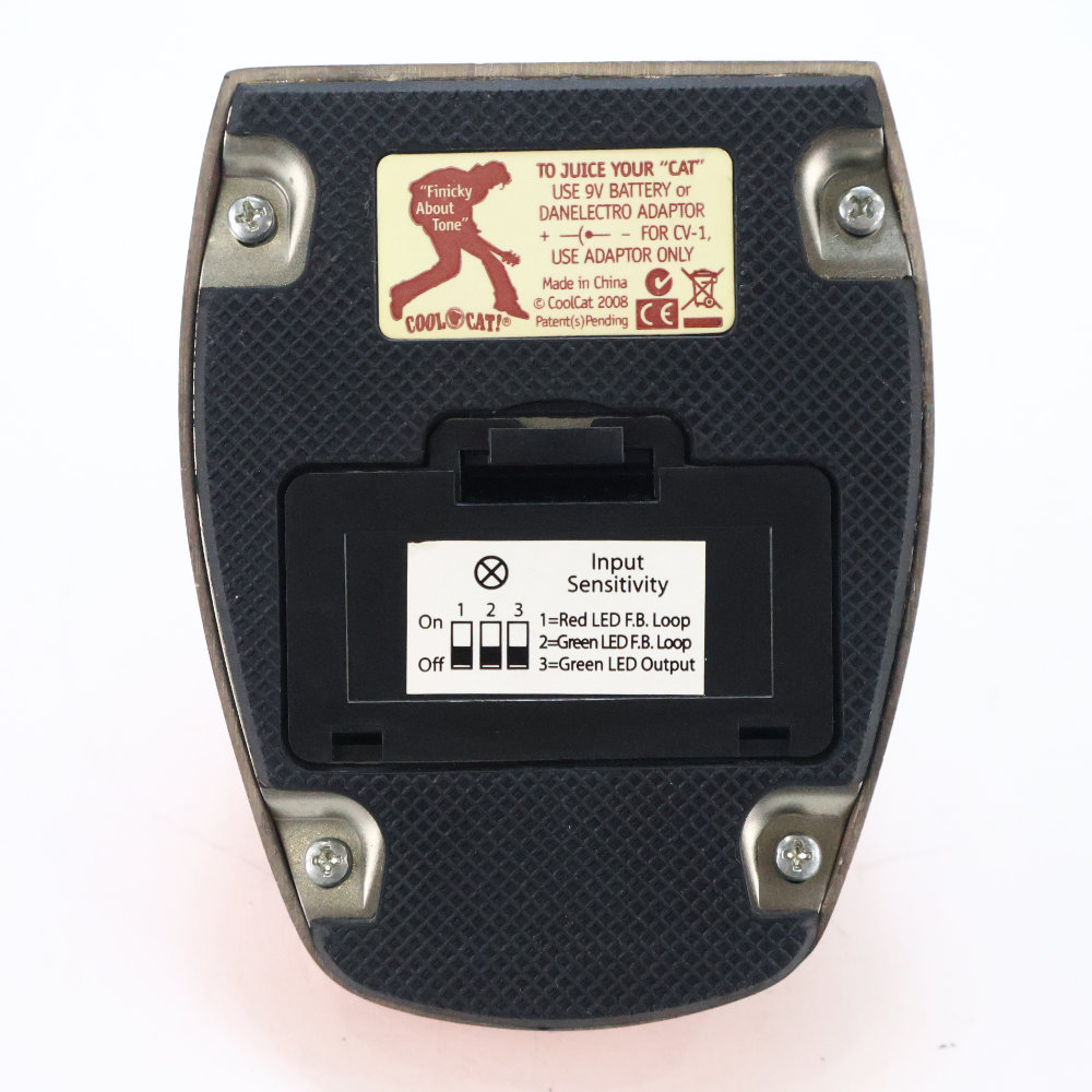 【中古】 ファズ DANELECTRO COOL CAT FUZZ V2 底面