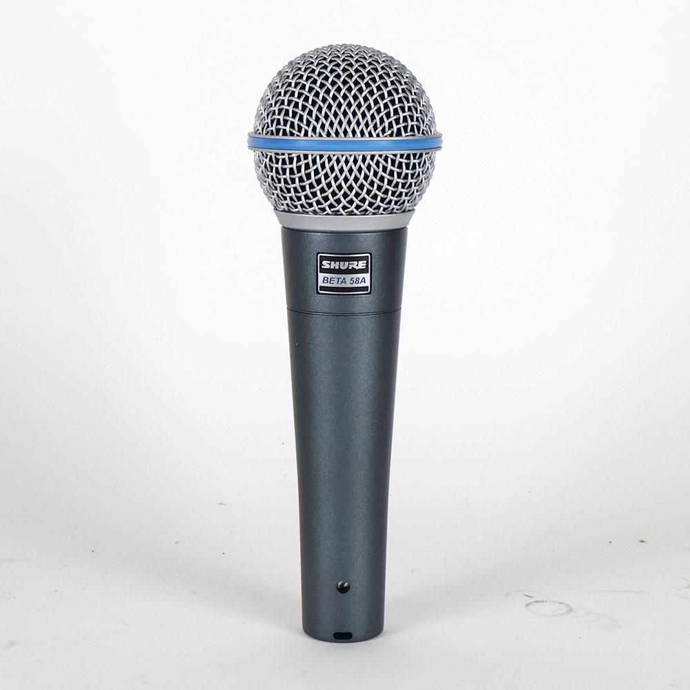 【中古】 マイク ダイナミックマイク シュアー SHURE BETA58A シュア マイクロフォン ベータゴッパ 正面