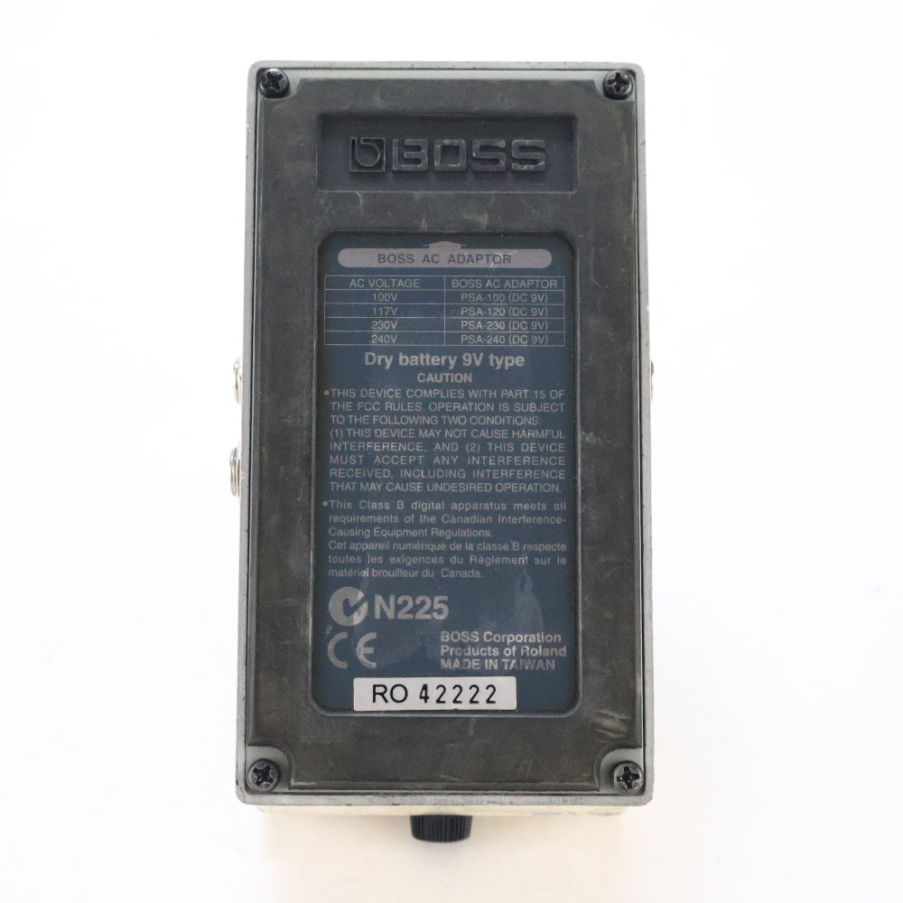 【中古】 デジタルディレイ エフェクター BOSS DD-3 Digtal Delay ギターエフェクター ディレイ 底面