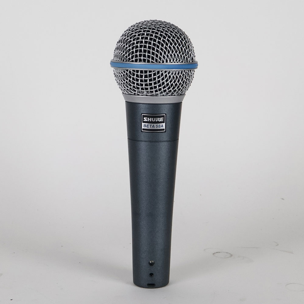 【中古】 マイク ダイナミックマイク シュアー SHURE BETA58A シュア マイクロフォン ベータゴッパ 正面