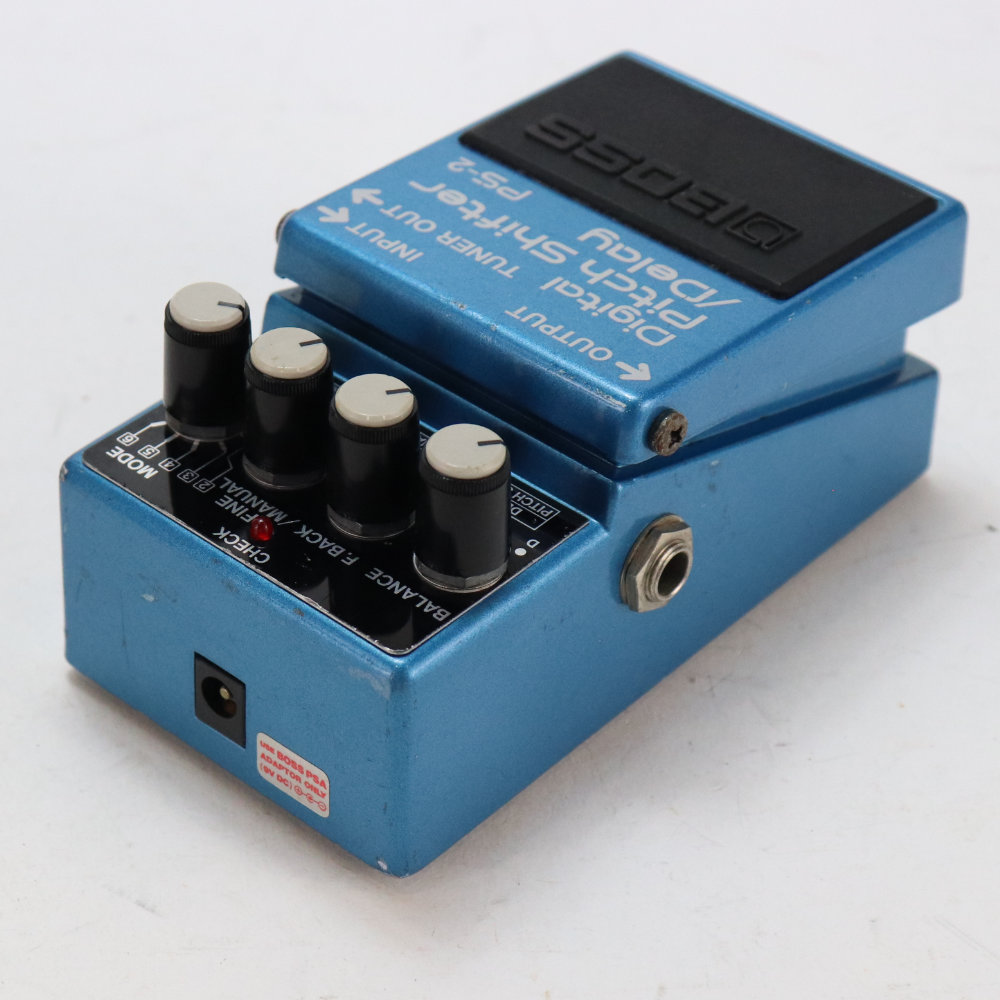 【中古】 デジタルピッチシフターディレイ BOSS PS-2 Digital Pitch Shifter Delay Made in Japan ギターエフェクター 日本製 全体