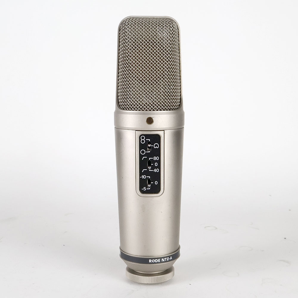 【中古】 マイク コンデンサーマイク RODE NT2-A マイクロフォン 正面